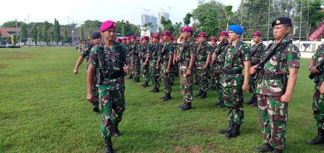 Danyonmarhanlan III Jakarta Pimpin Apel Gelar Pam Tahun Baru 2020