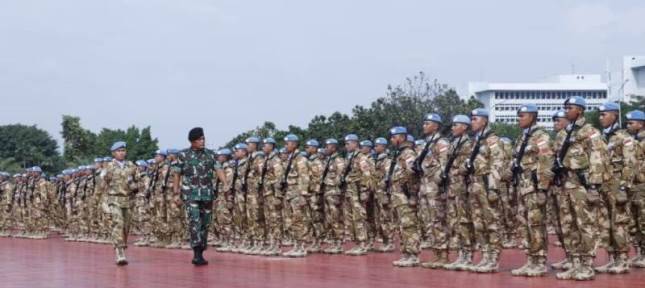 Panglima TNI Bangga Keberhasilan Kontingan Garuda Mengemban Tugas Pasukan Pemelihara Perdamaian
