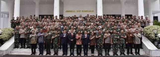 Panglima TNI Hadiri Rapim Kemhan Tahun 2020