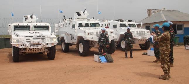 Satgas TNI RDB Terima Kunjungan COE Bukavu di Republik Demokratik Kongo  