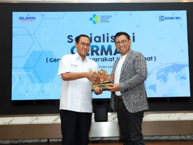 Bank BRI Gandeng Kemenkes RI  Budayakan Gerakan Masyarakat Hidup Sehat 