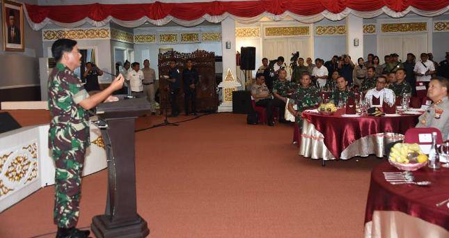 Panglima TNI :Faktor Manusia dan Alam Potensi Terjadinya Karhutla di Riau