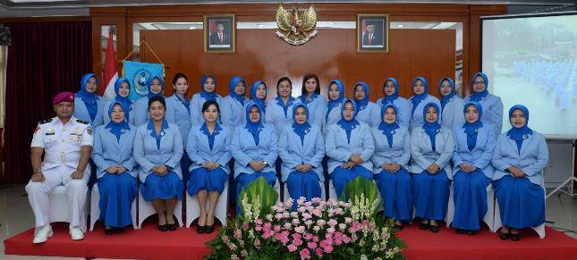 Sertijab Wakil Ketua Gabungan Jalasenastri Korps Marinir