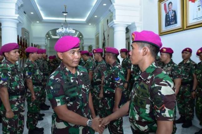 Dankormar Apresiasi Satgas Marinir Kemanusiaan Kesehatan Natuna