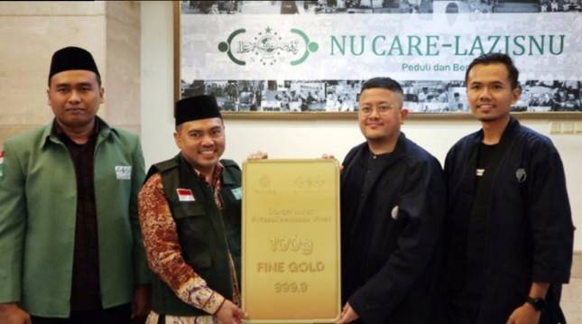 Kolaborasi NU CARE-LAZISNU dan Treasury  Mempelopori Donasi Emas