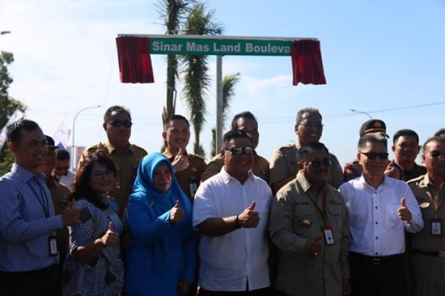 Jalan Sinar Mas Land Boulevard Alternatif Kurangi Kemacetan Kota Balikpapan