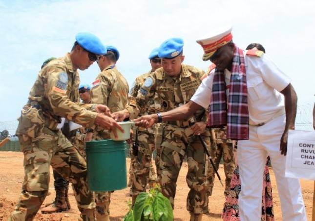 Pasukan Garuda Jalin Akrab dengan FARDC  