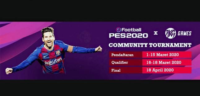 Hi Gamers...eFootball PES 2020 Mobile Community Tournament Resmi Dibuka Nih