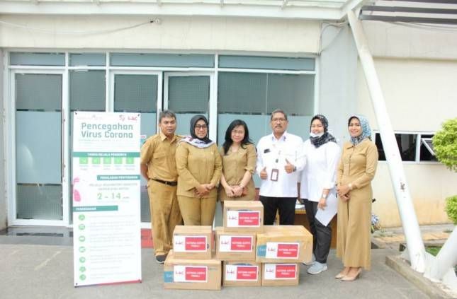 Tanggap Corona, Hutama Karya Bagikan Masker dan Hand Sanitizer Gratis di Tanggerang Selatan
