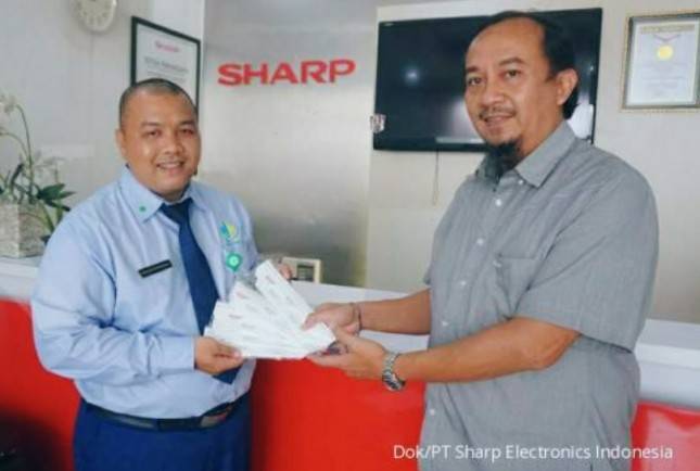 Lawan Corona, PT Sharp Electronics Indonesia Berikan Bantuan Masker N-95 untuk Tenaga Medis
