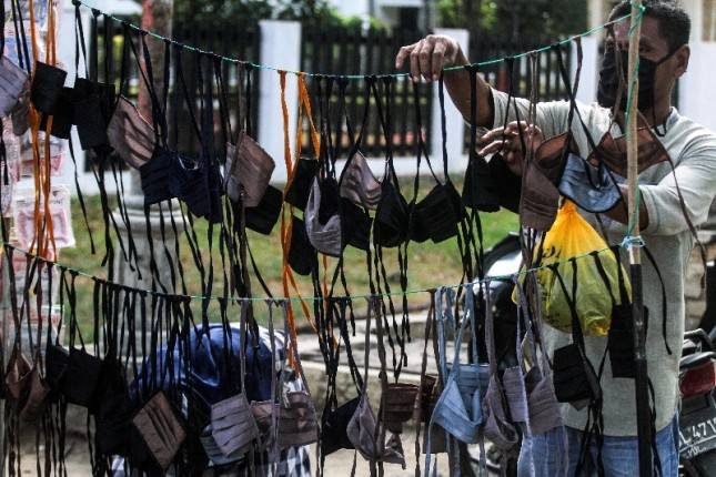Penjual Masker Kain Raup Berkah di Tengah Wabah Corona, Omset Melambung 50% Lebih
