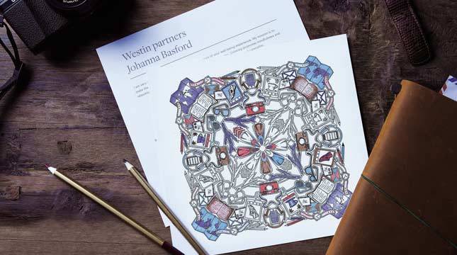 Westin Hotels & Resorts Tampilkan Karya Personal Johanna Basford di Asia Pasifik