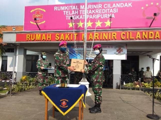 KASAL Beri Tali Kasih kepada Rumkital Marinir Cilandak