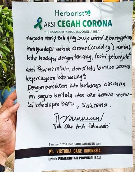 Membanggakan, Cerita Dibalik Aksi Brand Herborist Lawan  Corona di Tiga Provinsi