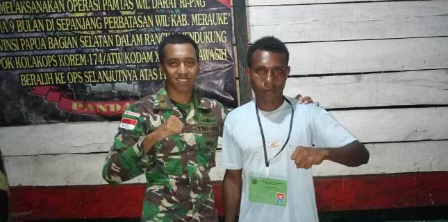 Wujudkan Mimpi Putra Papua Jadi TNI, Personel Yonif 411 Kostrad Tempa Roni Kabarjay