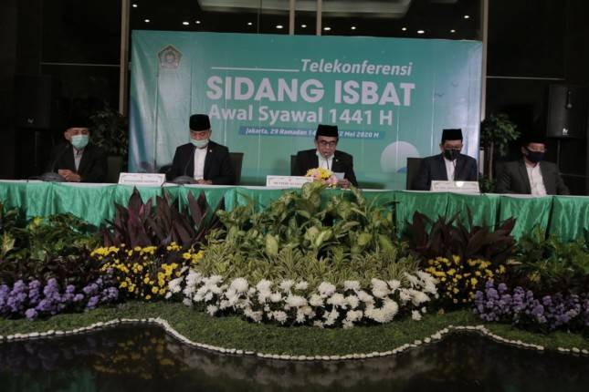 Pemerintah Tetapkan 1 Syawal 1441 H Jatuh Hari Minggu 24 Mei 2020