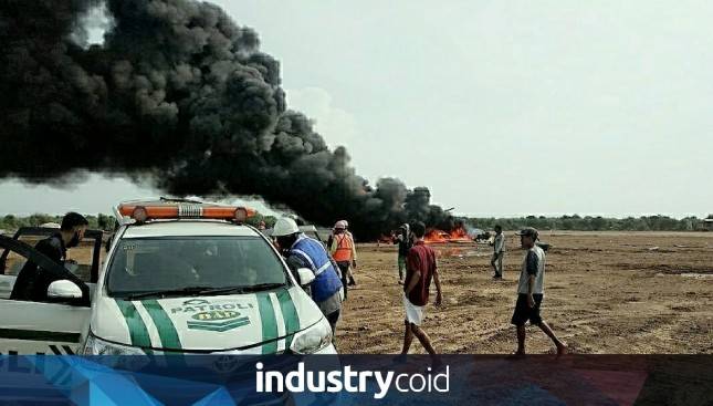 Tim Rescue KIK Lakukan Pertolongan Pertama Jatuhnya Heli MI 17 Milik TNI AD
