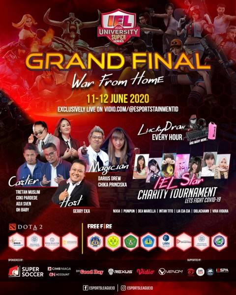Grand Final IEL University Super Series 2020 Tetap Dilaksanakan Secara Online