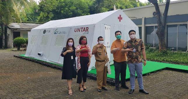 Ciputra Group-Yayasan Tarumanagara Gelar Walk Thru PCR Swab Test dengan Biaya Terjangkau