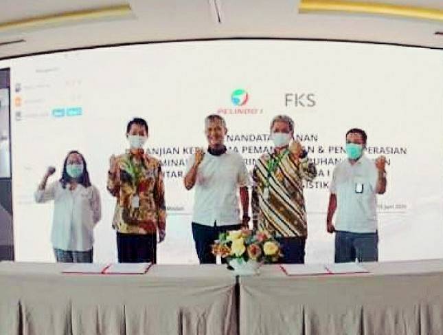 Pelindo 1 Gandeng PT FKS Solusi Logistik Genjot Terminal Curah Kering Pelabuhan Belawan