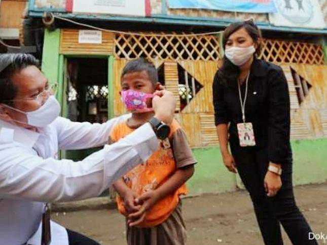 Pelindo 1 Edukasi Warga Pinggiran Sungai Deli Soal New Normal