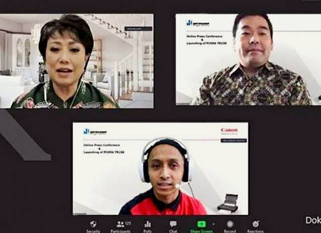 PT Datascript Luncurkan Canon Pixma TR150 Printer Portabel