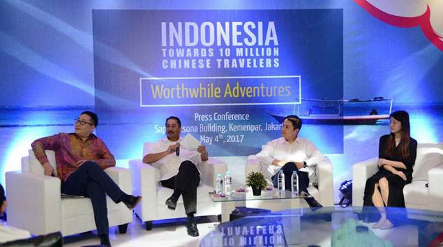Kerjasama dengan Baidu, Kemenpar Targetkan 3 Juta Kunjungan Wisman Tiongkok