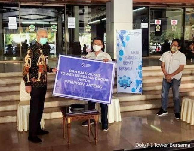 TBIG Sumbang Ventilator dan APD untuk Pemprov Jateng Tangani Covid-19
