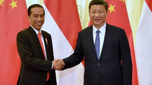 Presiden Jokowi  Ikuti Diskusi Penguatan Konektivitas Negara Peserta BRF