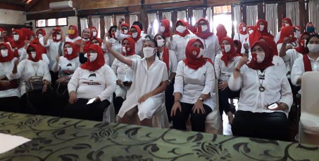 Calon Wakil Walkot Rahayu Saraswati Jumpa Emak-Emak Tangerang Selatan
