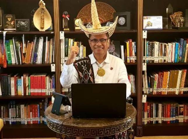 Saleh Husin Ikuti Upacara Detik-Detik Proklamasi yang Unik Tapi Hikmat