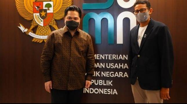 Sandiaga Uno Curhat ke Erick Thohir: Beban Biaya Hidup Sudah Sangat Berat, Kuncinya Adalah Disiplin