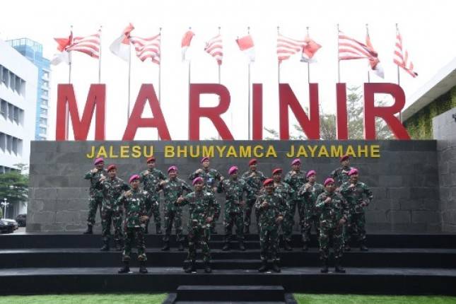 Dankormar Mayjend Suhartono Terima Kunjungan Dankoopsus Mayjend Richard Tampubolon