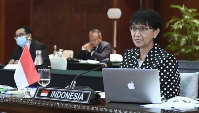 Menlu Ri Serukan Tiga Aksi Nyata  Respon Kenaikan Permukaan Air Laut