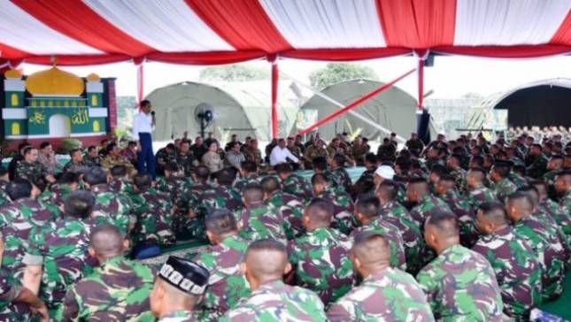 Presiden: Kepercayaan Masyarakat  pada TNI Tinggi