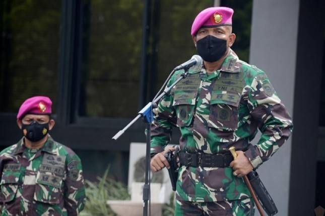 15 Prajurit Satgasmar Pam Pulau Terluar XXIII Selesai Pengamanan 