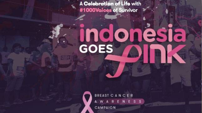 Indonesia Goes Pink, Gelar Kegiatan Sadar Kanker Payudara di Bali