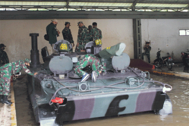 Kemampuan Ranpur BMP 3 Fdan 1 PT76 M Dibuktikan Yontankfib 1 Mar