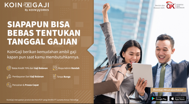 Terus Tumbuh Positif, KoinWorks Optimis Ambil Peluang Pasar Layanan Finansial Bagi Pekerja lewat KoinGaji di 2021