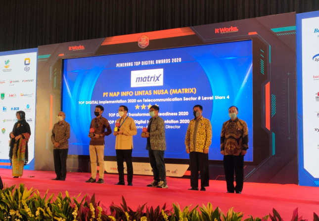 Tutup Tahun, Matrix NAP Sabet TOP DIGITAL Awards 2020