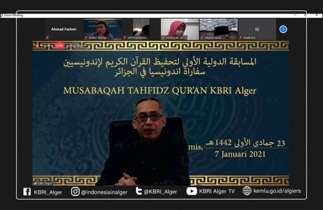 KBRI Alger Gelar MTQ Perdana di Aljazair