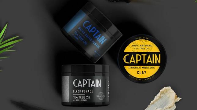 Captain Men&rsquo;s Care Luncurkan Pomade dengan 100 Persen Natural Tea tree oil Pertama di Indonesia