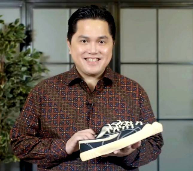 Cinta Buatan Indonesia, Erick Thohir: Selalu Menempel! Mulai dari Batik, Makanan Sampai Sneakers...