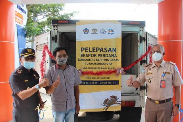 Luar Biasa, Patut Dicontoh! UMKM Gorontalo ke Pasar Internasional, Ekspor Perdana Kepiting Bakau ke Singapura