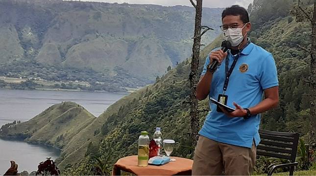 Lepas Peserta Diklat ke Poltekpar Bali, Menparekraf Sandiaga Uno Bakal Ciptakan SDM Pariwisata Berkualitas Internasional