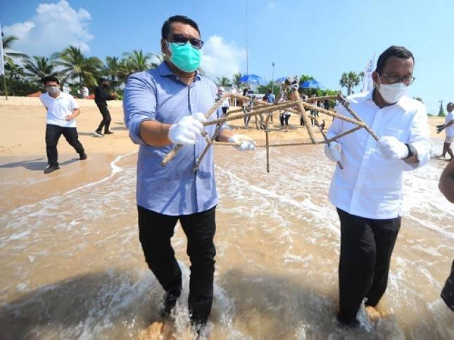 Luar Biasa Terobosan Pak Haru Koesmahargyo, Dukung PEN-ICRG, Bank BTN Transplantasi 710 Terumbu Karang dan Lepas 7.100 Tukik di Bali