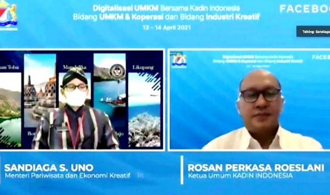 Gandeng Facebook, Rosan: KADIN Bakal jadi Garda Terdepan Dalam Mendukung UMKM