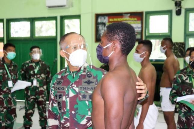 Pangdam Cenderawasih Pastikan Penentuan Calon Tamtama PK TNI AD Gel I TA Berjalan Lancar