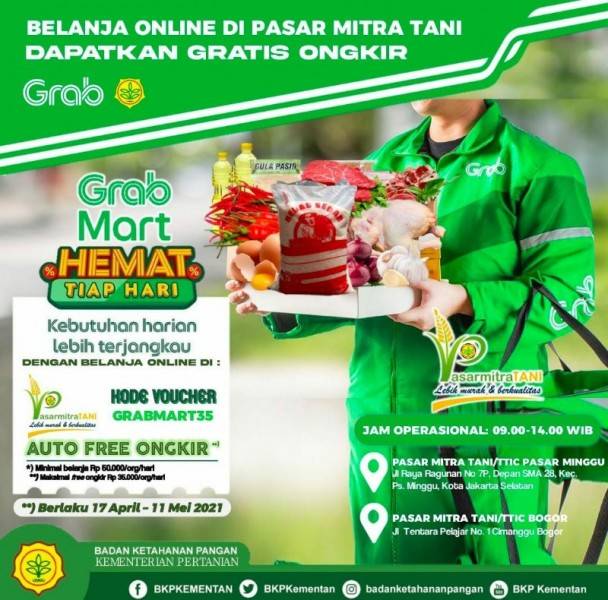 Gratis Ongkir, Strategi online Pasar Mitra Tani Kementan Mudahkan Aksesibilitas Masyarakat