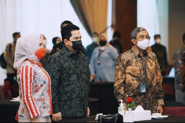 Erick Thohir Resmikan Subholding PT Pertamina International Shipping